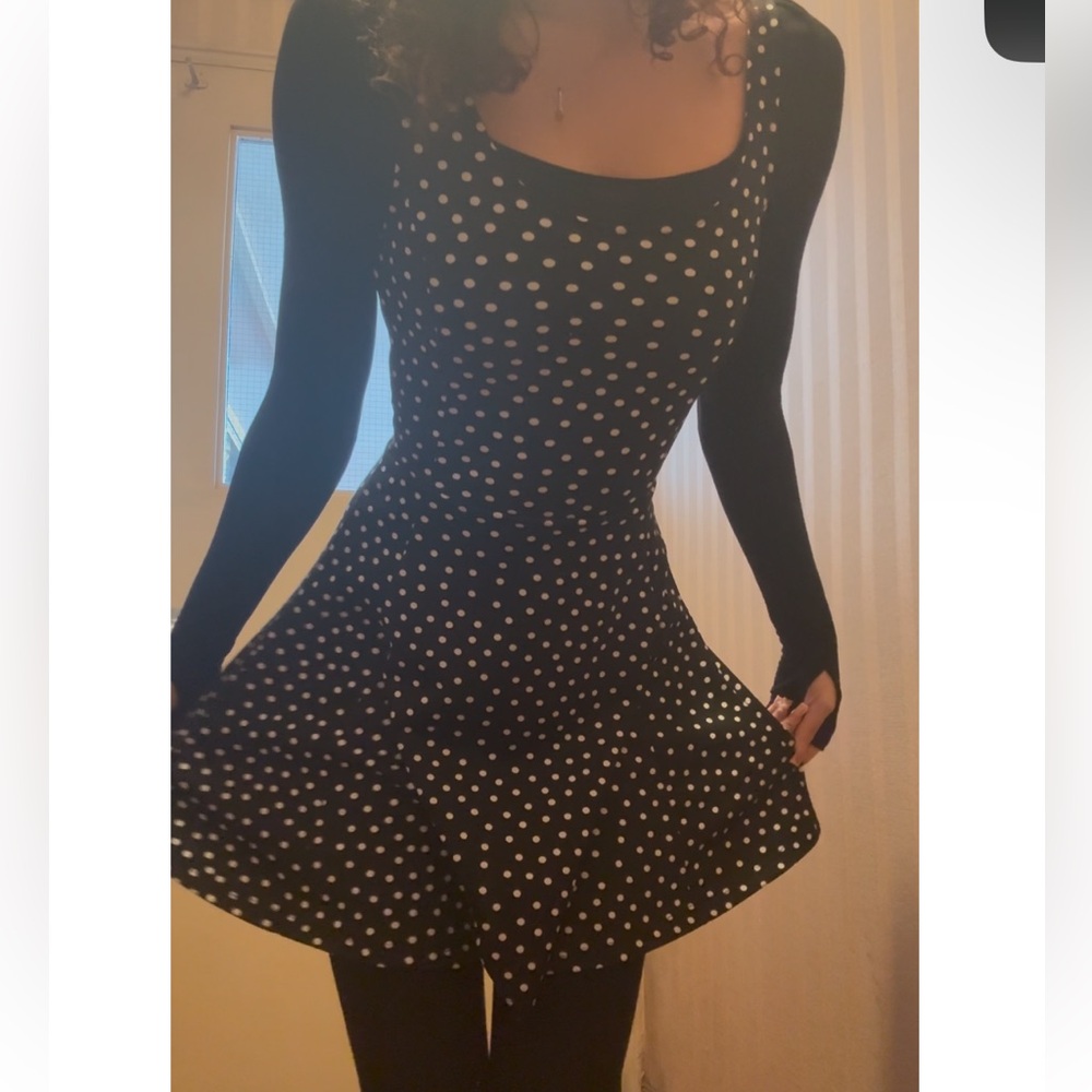 polka dot dress